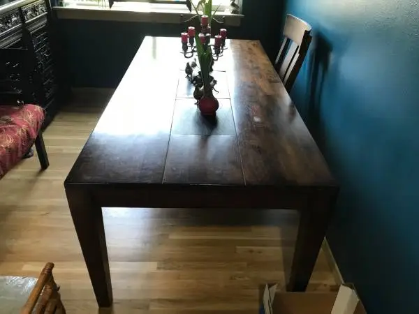 Large dining room table