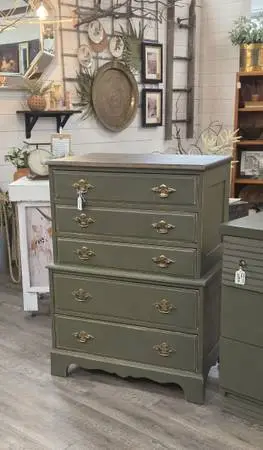 Vintage Small Wooden Dresser