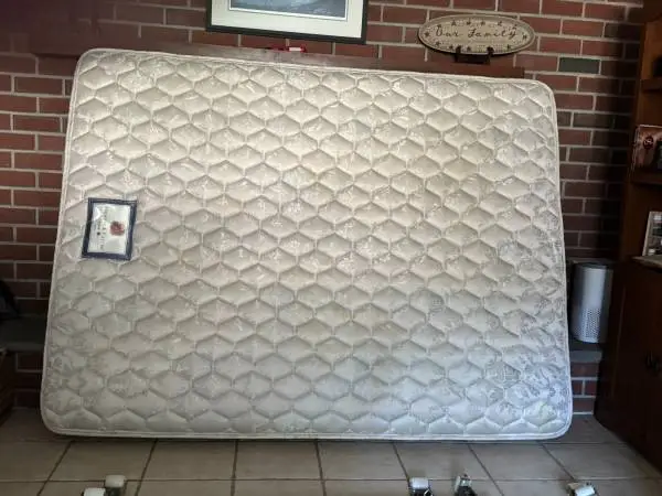 Mattress, Box and Frame Queen Size Sterns and Foster