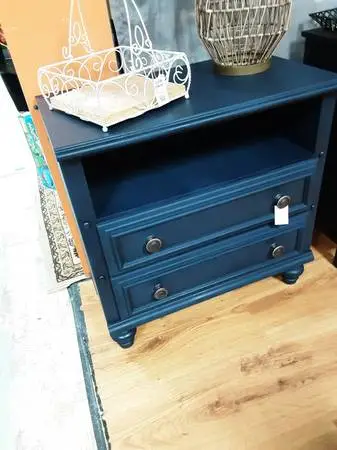 Blue Entertainment Center or Side Table