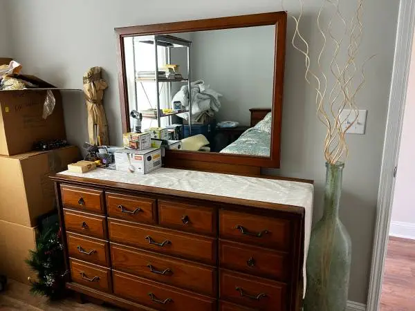 Hardwood Bedroom suite