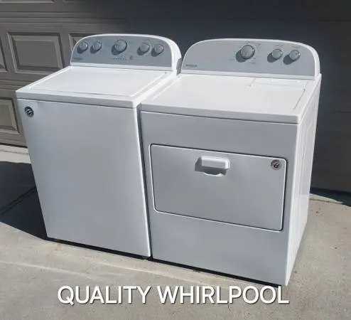 🌼 NEWER STYLE WHIRLPOOL Washer and Dryer 2oh8 8OI.I864☀️