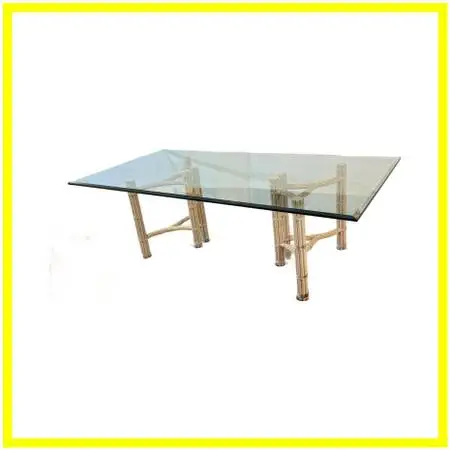 Mcguire Furniture Double Pedestal Dining Table