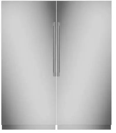 *Open Box* Monogram 72” Built-in Panel Ready Fridge/Freezer Column Set
