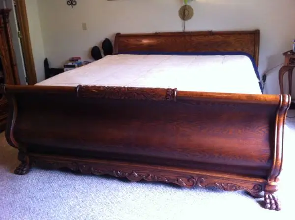 Cal-King Bed Sleigh Bed