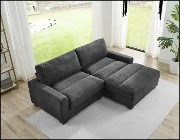 NEW 2pc extra wide Chaise Sectional, come check out