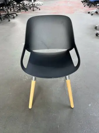 Fully Aeris Numo Black Dining Chairs (NW Office Liquidations)