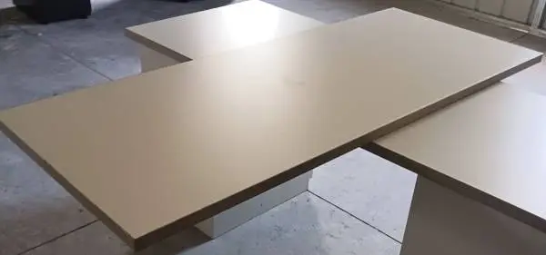 Off White,Light Gray,Desktop-Work Surface,60x24x1.125,Craft Table