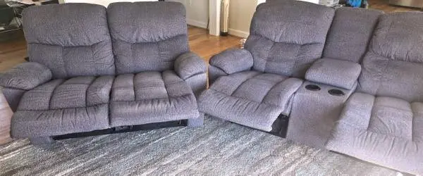 2 La-Z-Boy Lazy Boy Recliner Sofa Loveseats $300 ea - both $550