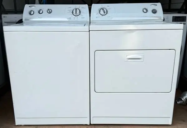 Clean & Tested Whirlpool Washer & Electric Dryer Set — $350