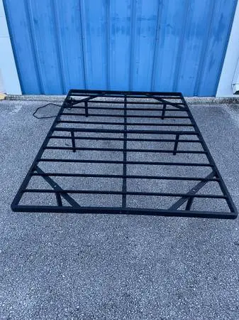 Full Size Metal Platform Bed Frame -( comes with electric plug & USB )