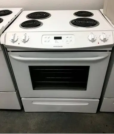 Electric White Stove