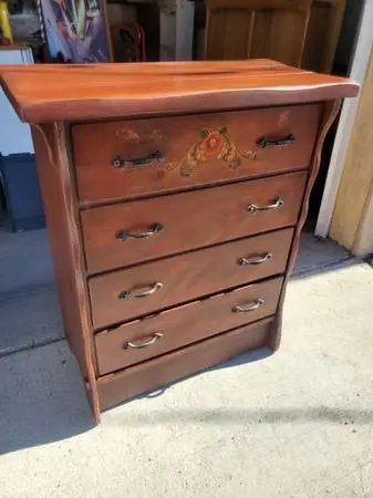 Vintage solid wood dresser