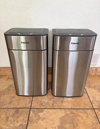 Automatic Stainless Steel Kitchen Trash Bins