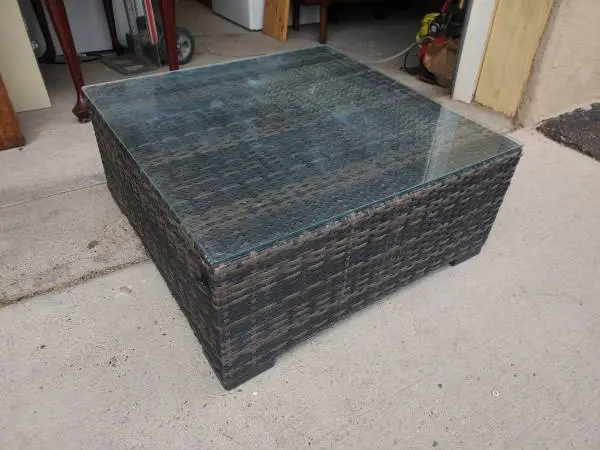 Patio coffee table