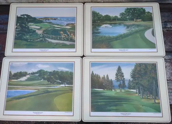 Pimpernel Vintage Golf Course Placemats