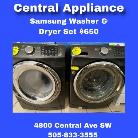Samsung Washer and Dryer Set