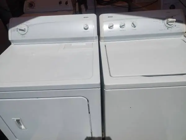 Kenmore washer dryer set works good