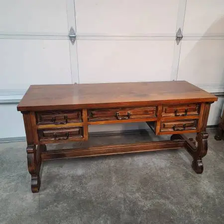 Vintage Solid Wood Desk