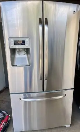 GE Profile French 3 Door Refrigerator (Stainless Steel)