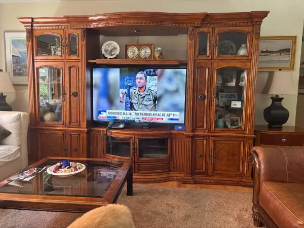 Large entertainment center
