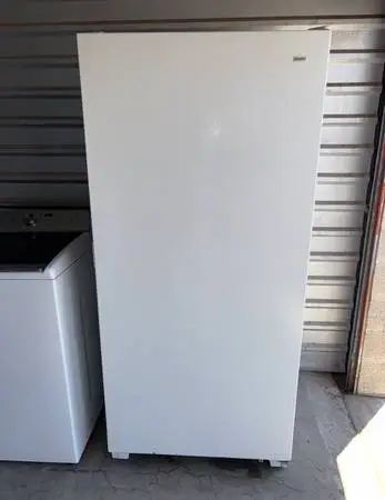 White Kenmore Standing Freezer