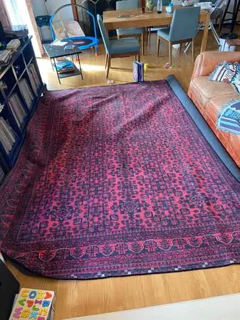 8 x 10 foot red rug