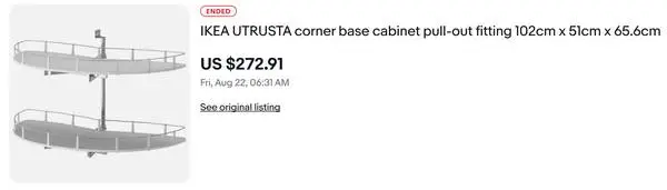lazy Susan Carousel IKEA Utrusta