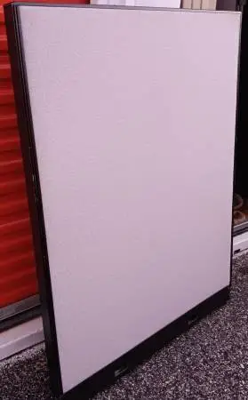 Haworth Cubicle Partitions-Wall Panels,55H,Gray,Room Dividers 42W