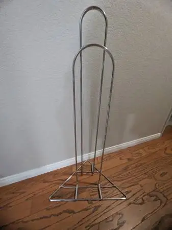 Chrome Clothing Hangers Rack