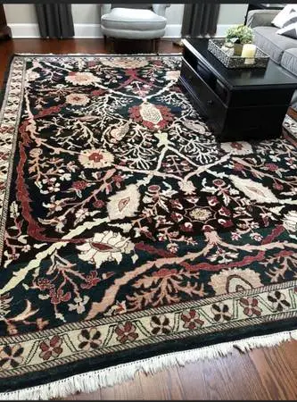 Persian Bidjar Rug 8’9”x12’ Striking Design Hand Knotted Wool Plush