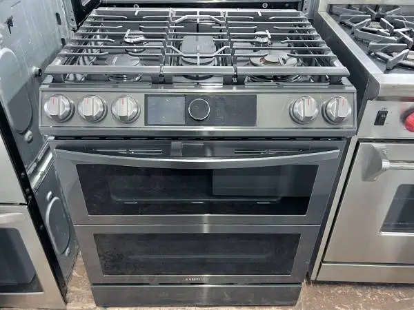 Samsung  NY63T8751SG  Slide in Dual Fuel Gas Range Stainless Steel 30