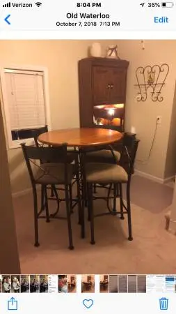 Tall Bar Table/Card Table