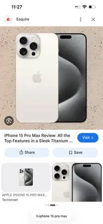 Abandoned Iphone 15 PM for sale