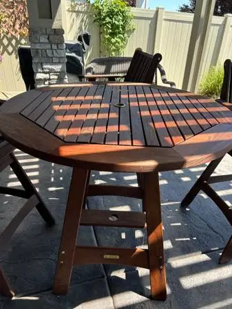 JENSEN LEISURE OUTDOOR HERITAGE COLLECTION PATIO DINING SET