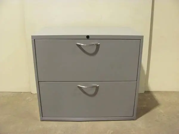 KI brand 30 lateral two drawer file cabinet with LOCK (2, price EACH)