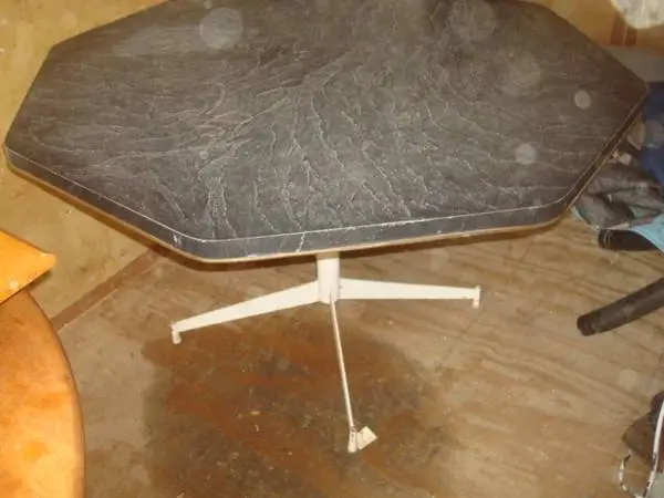 48 dia, patio table, / 3 chairs