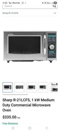 NEW IN BOX SHARP MICROWAVE LAST EDITION