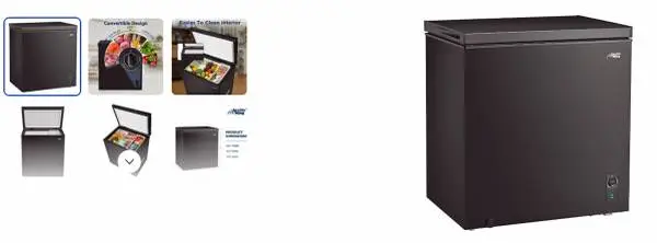 Frost King 7 cuft chest freezer -- like new