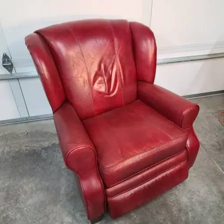 Vintage Leather Barcalounger Recliner