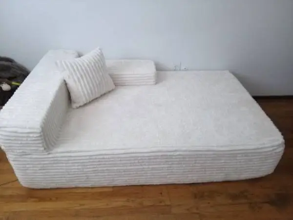 Ivory Boneless Chaise from Amazon New