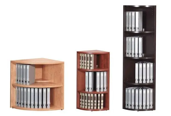 *Several New in box Heavy Duty 29H 36H 65H Desk Corner Bookcases