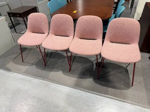 Lot of 4 Beso 2015 Collection ArmChair / Dining Chair in Pinksih