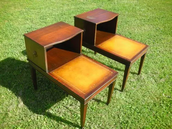 END TABLES (2)--Antique