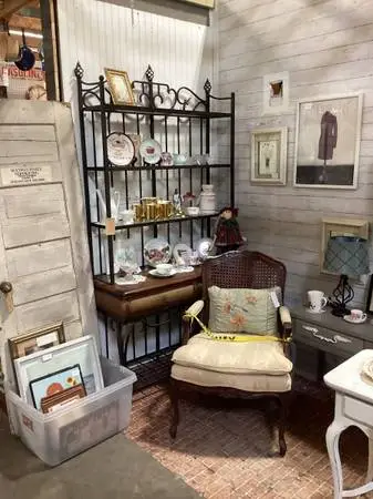 Furniture bakers rack beautiful table set curios more
