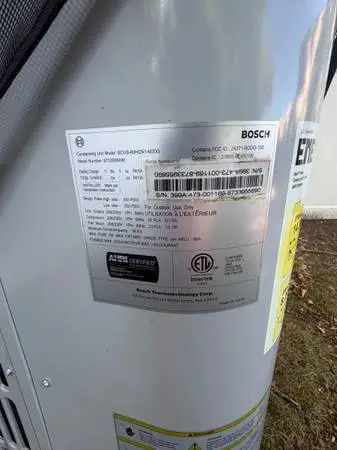 Bosch Heat Pump + Gas Furnace + Coil — Complete Matched System