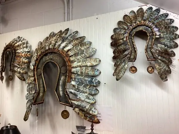 Great stuff in Room 121 art furniture stained glass MUST SEE!
