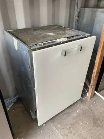 White Panel Miele Dishwasher Model #G6365SCVI Used Good Cond
