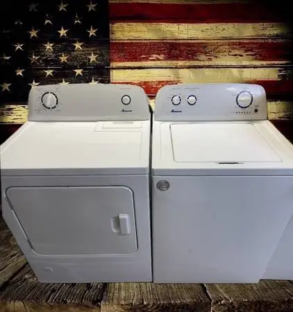 Amana Ultra capacity Washer and Electric dryer. Both work great.