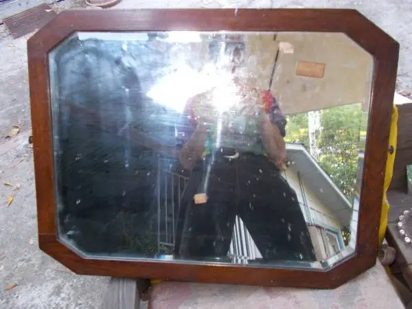 Mirrors: 3-Way-Fold, All-Oak, Clean, Approx:50 x 28 x 52inch Unfolded!